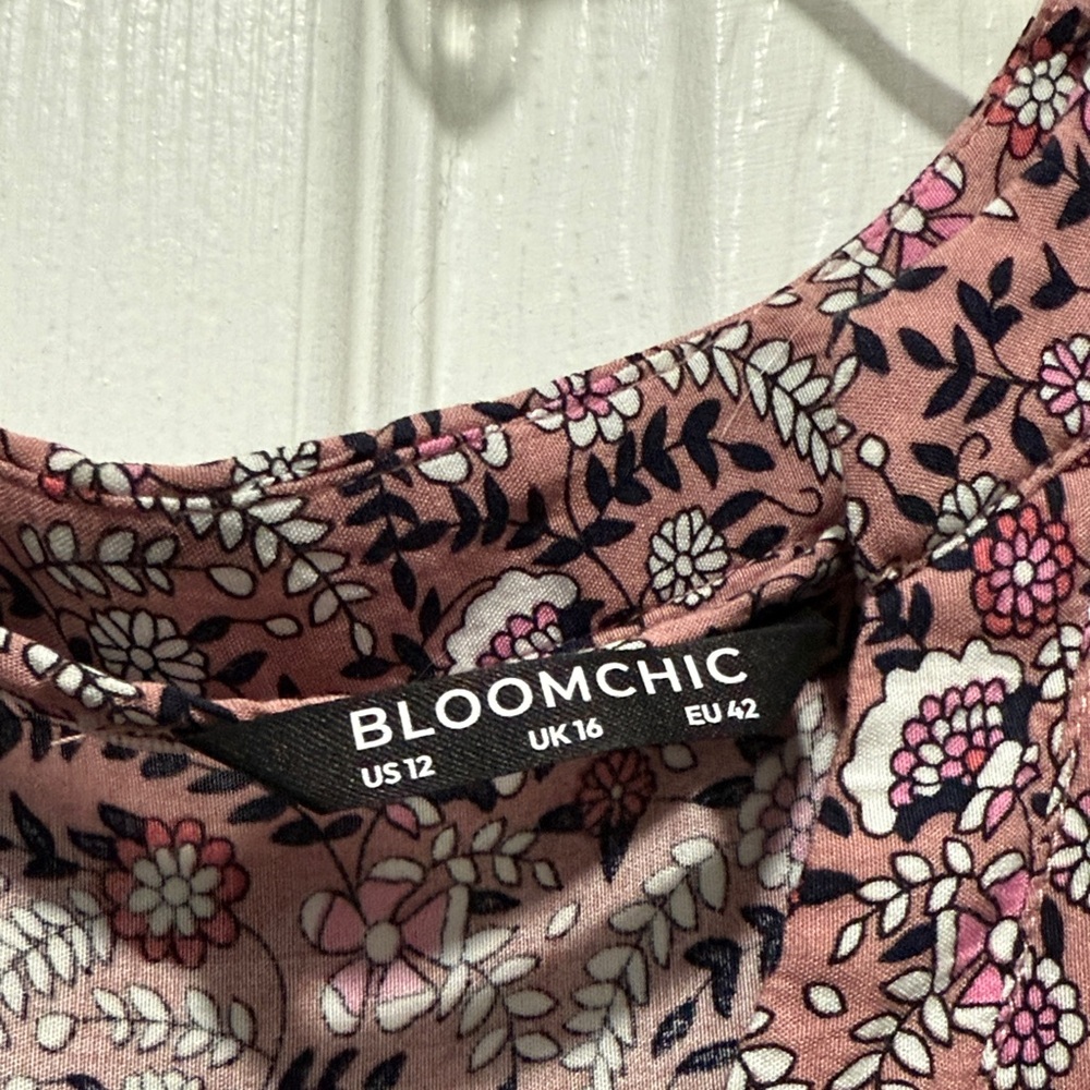 BloomChic Floral Maxi Dress - Pink and Purple - Picture 2 of 5
